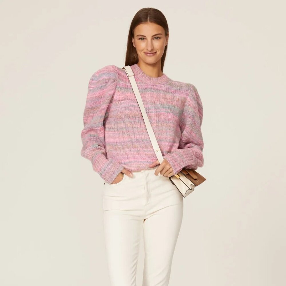 LoveShackFancy Women's Aquarius Pullover Sweater Size Large